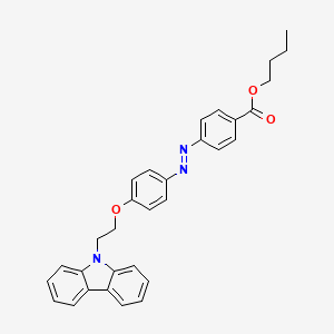 Butyl 4-[(E)-{4-[2-(9H-carbazol-9-yl)ethoxy]phenyl}diazenyl]benzoate