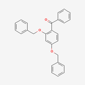 molecular formula C27H22O3 B14239296 [2,4-Bis(benzyloxy)phenyl](phenyl)methanone CAS No. 295778-30-2