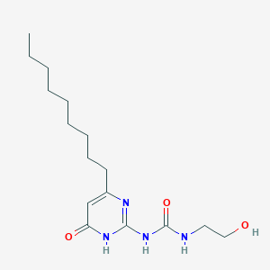 1-(2-hydroxyethyl)-3-(4-nonyl-6-oxo-1H-pyrimidin-2-yl)urea