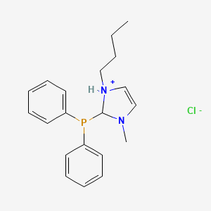 1-Butyl-2-(diphenylphosphanyl)-3-methyl-2,3-dihydro-1H-imidazol-1-ium chloride