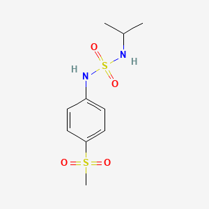 N-[4-(Methanesulfonyl)phenyl]-N'-propan-2-ylsulfuric diamide