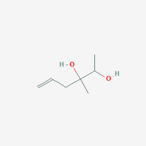 molecular formula C7H14O2 B14239402 5-Hexene-2,3-diol, 3-methyl- CAS No. 505904-74-5