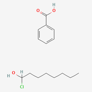 Benzoic acid;1-chlorooctan-1-ol