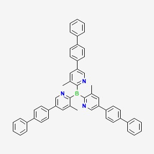 2,2',2''-Boranetriyltris[5-([1,1'-biphenyl]-4-yl)-3-methylpyridine]