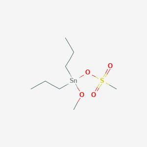 5,5-Dioxo-3,3-dipropyl-2,4-dioxa-5lambda~6~-thia-3-stannahexane