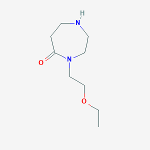 B1423946 4-(2-Ethoxyethyl)-1,4-diazepan-5-one CAS No. 1220030-50-1