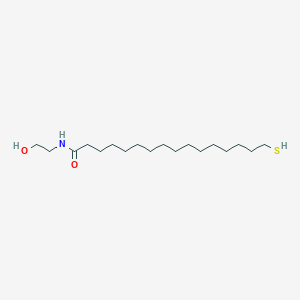 N-(2-Hydroxyethyl)-16-sulfanylhexadecanamide