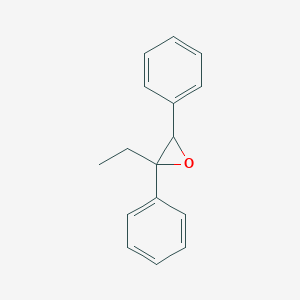 molecular formula C16H16O B14239526 2-Ethyl-2,3-diphenyloxirane CAS No. 408525-65-5