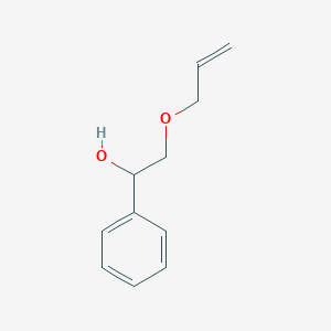 molecular formula C11H14O2 B14239527 Ethanol, phenyl-2-(2-propenyloxy)- CAS No. 391866-13-0