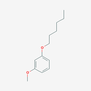 molecular formula C13H20O2 B14239545 Benzene, 1-(hexyloxy)-3-methoxy- CAS No. 218769-20-1