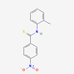 N-(2-Methylphenyl)-4-nitrobenzene-1-carbothioamide