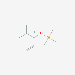 molecular formula C9H20OSi B14239568 Trimethyl[(4-methylpent-1-en-3-yl)oxy]silane CAS No. 210821-71-9