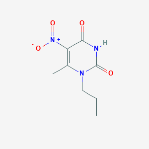 5-nitro-6-methyl-1-propyl-2,4(1H,3H)-pyrimidindione