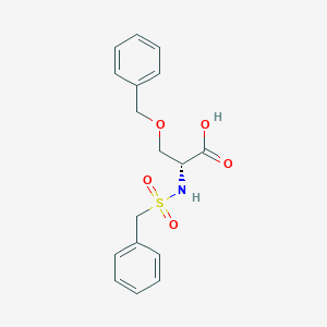 D-Serine, O-(phenylmethyl)-N-[(phenylmethyl)sulfonyl]-