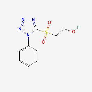 2-(1-Phenyl-1H-tetrazole-5-sulfonyl)ethan-1-ol