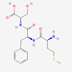 molecular formula C17H25N3O5S B14239641 Met-Phe-Ser CAS No. 484052-03-1