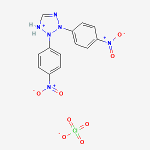 2,3-Bis(4-nitrophenyl)-2,3-dihydro-1H-tetrazol-1-ium perchlorate