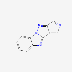 1,8,12,15-tetrazatetracyclo[7.6.0.02,7.010,14]pentadeca-2,4,6,8,10,12,14-heptaene