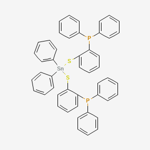 [(Diphenylstannanediyl)bis(sulfanediyl-2,1-phenylene)]bis(diphenylphosphane)