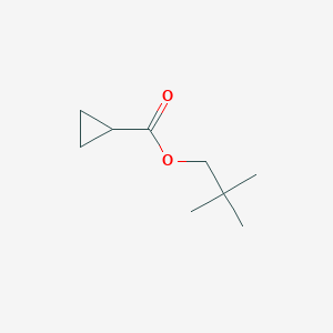 molecular formula C9H16O2 B14239689 2,2-Dimethylpropyl cyclopropanecarboxylate CAS No. 404952-79-0