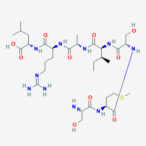 H-Ser-Met-Ser-Ile-Ala-Arg-Leu-OH