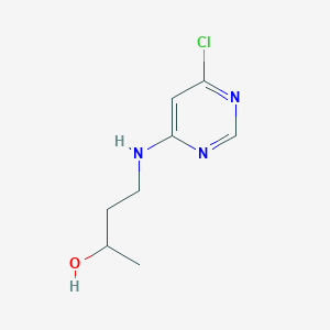 4-[(6-Chloro-4-pyrimidinyl)amino]-2-butanol