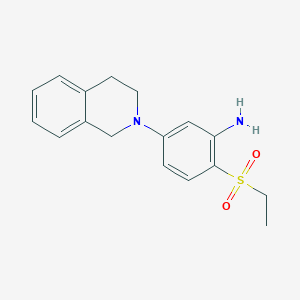 5-[3,4-Dihydro-2(1H)-isoquinolinyl]-2-(ethylsulfonyl)aniline