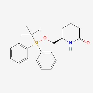 (6R)-6-({[tert-Butyl(diphenyl)silyl]oxy}methyl)piperidin-2-one