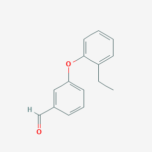 molecular formula C15H14O2 B14239779 3-(2-Ethylphenoxy)benzaldehyde CAS No. 521974-74-3