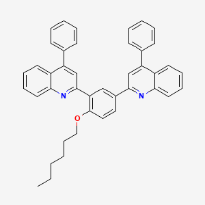 2,2'-[4-(Hexyloxy)-1,3-phenylene]bis(4-phenylquinoline)