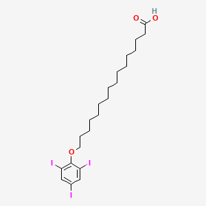 16-(2,4,6-Triiodophenoxy)hexadecanoic acid