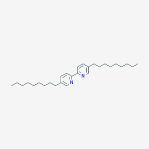 molecular formula C28H44N2 B14239826 5,5'-Dinonyl-2,2'-bipyridine CAS No. 474234-89-4