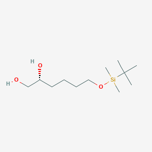 (2R)-6-{[tert-Butyl(dimethyl)silyl]oxy}hexane-1,2-diol