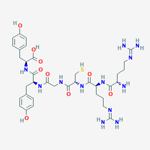 N~5~-(Diaminomethylidene)-L-ornithyl-N~5~-(diaminomethylidene)-L-ornithyl-L-cysteinylglycyl-L-tyrosyl-L-tyrosine