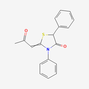 2-(2-Oxopropylidene)-3,5-diphenyl-1,3-thiazolidin-4-one