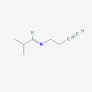 3-Butyn-1-amine, N-(2-methylpropylidene)-