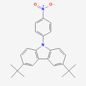 9H-Carbazole, 3,6-bis(1,1-dimethylethyl)-9-(4-nitrophenyl)-