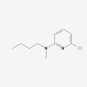 molecular formula C10H15ClN2 B1423989 N-Butyl-6-chloro-N-methyl-2-pyridinamine CAS No. 1220017-55-9