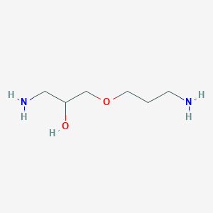 molecular formula C6H16N2O2 B14239898 1-Amino-3-(3-aminopropoxy)propan-2-OL CAS No. 214190-74-6