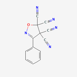 3-Phenyl-1,2-oxazole-4,4,5,5-tetracarbonitrile