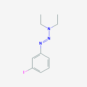 N-ethyl-N-[(3-iodophenyl)diazenyl]ethanamine