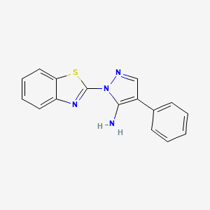 1-(1,3-benzothiazol-2-yl)-4-phenyl-1H-pyrazol-5-amine