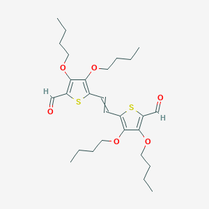 5,5'-(Ethene-1,2-diyl)bis(3,4-dibutoxythiophene-2-carbaldehyde)