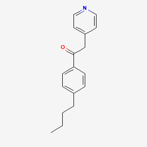 1-(4-Butylphenyl)-2-(4-pyridyl)ethanone