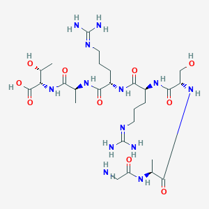 Glycyl-L-alanyl-L-seryl-N~5~-(diaminomethylidene)-L-ornithyl-N~5~-(diaminomethylidene)-L-ornithyl-L-alanyl-L-threonine