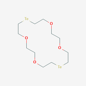 molecular formula C12H24O4Te2 B14240071 1,4,10,13-Tetraoxa-7,16-ditelluracyclooctadecane CAS No. 627471-89-0