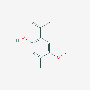 Phenol, 4-methoxy-5-methyl-2-(1-methylethenyl)-