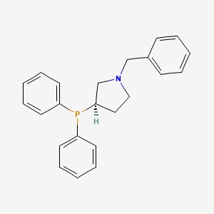 Pyrrolidine, 3-(diphenylphosphino)-1-(phenylmethyl)-, (R)-