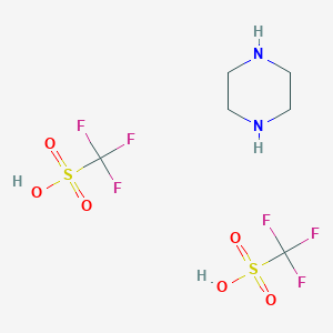 piperazine;trifluoromethanesulfonic acid