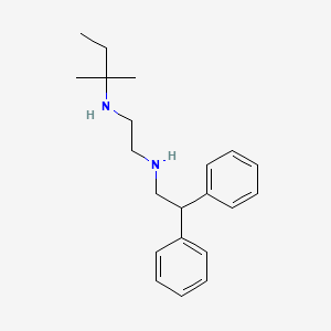 molecular formula C21H30N2 B14240201 N~1~-(2,2-Diphenylethyl)-N~2~-(2-methylbutan-2-yl)ethane-1,2-diamine CAS No. 627520-23-4